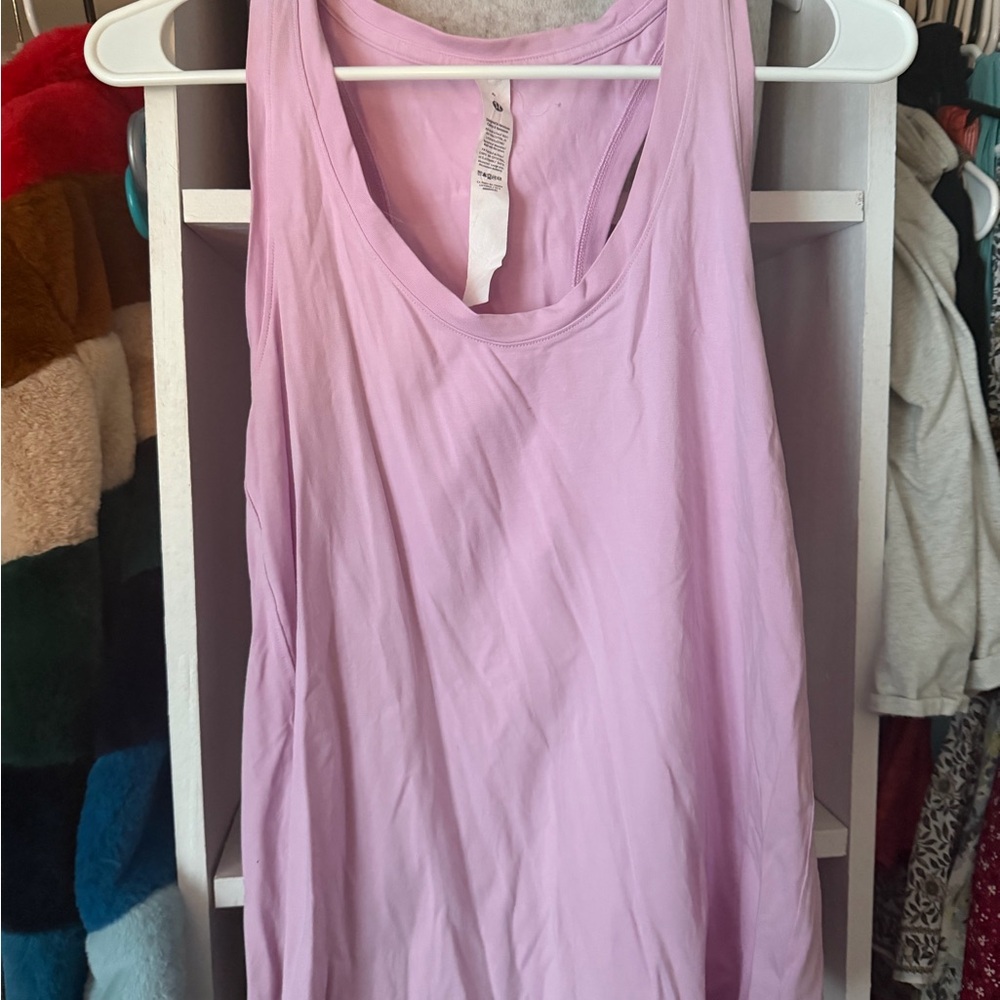 Lululemon Athletica Light Purple Tank Top